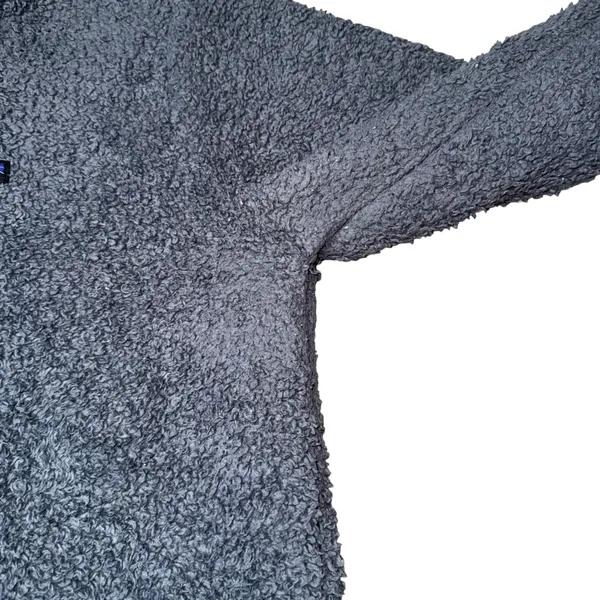 Patagonia‎ Los Gatos Fleece Women Medium Grey Excellent Quarter-Zip Pullover - Image 5