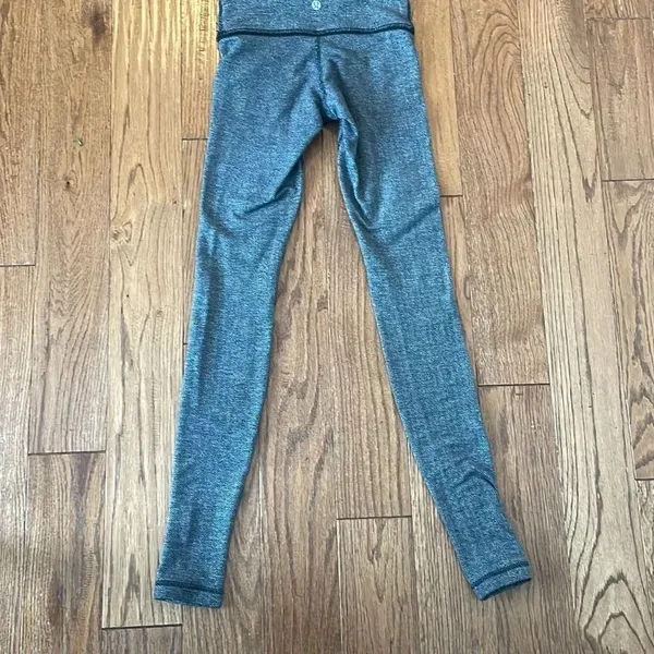 Lululemon houndstooth black piping low rise legging - Image 6