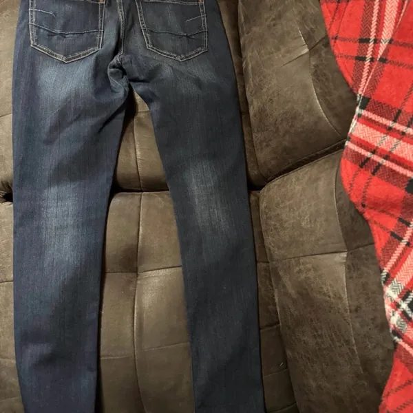 BKE Dark Blue Women's Skinny Jeans - Image 4