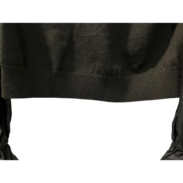 Alice + Olivia Silk Blend Balloon Long Sleeve Size XS Kirie Poet Black Blouse - Image 5