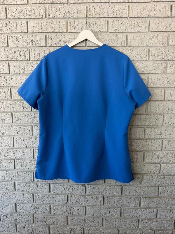 Figs Casma Scrub Top Royal Blue Size Large - Image 4