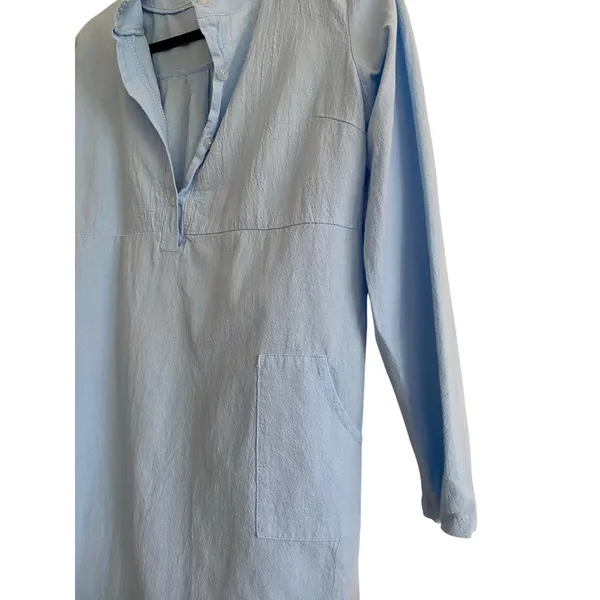 Light Blue Pull Over Tunic Size XXL - Image 3