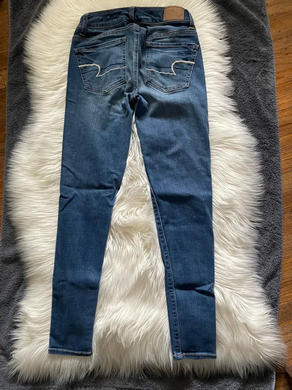 American Eagle Jegging Super Stretch Jeans-Blue Denim- - Image 3