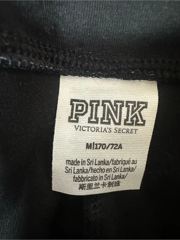 VS PINK Cotton Fold Over Tropical Palm Leggings! - Image 5