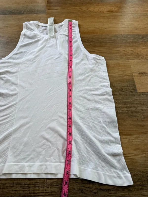 Sweaty Betty White Performance Racerback Tank Top Size 4-6 - Image 6