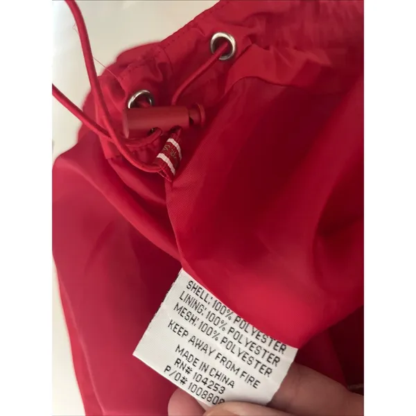 Horseware Ireland Equestrian Windbreaker Zip Red Jacket Women’s Medium - Image 6