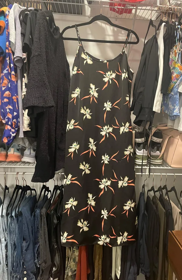 J. Crew Floral Midi Slip Dress - Image 3