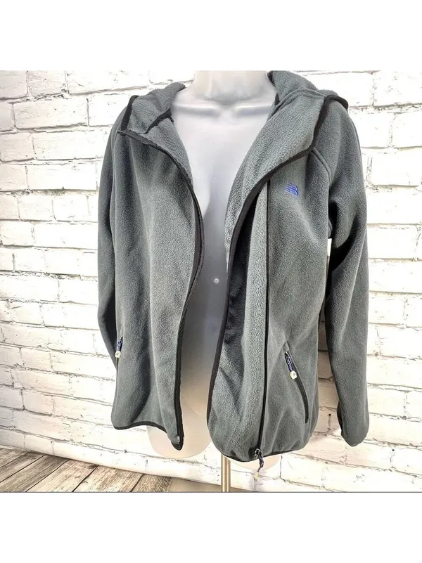 New Balance Women Fleece Jacket With Hood Size M - Image 8