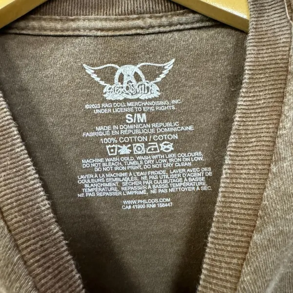 Aerosmith Toys in Attic Promo Tour Poster Rock Band Tee S/M - Image 4