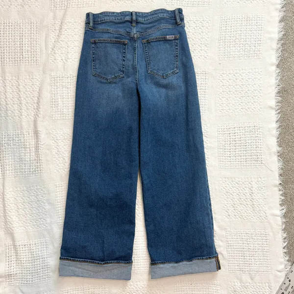 Joe's Jeans 29 Panama wide leg cuffed ankle stretch jeans J2 3522 - Image 10