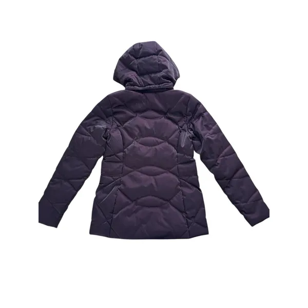 The North Face Puffer Jacket Hooded Womens Small Purple Hooded Goose‎ Down Coat - Image 8
