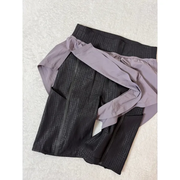 Lululemon lab Run Short 8" size 2 Dusky Lavender/Foil Glitch Neutral - Image 6