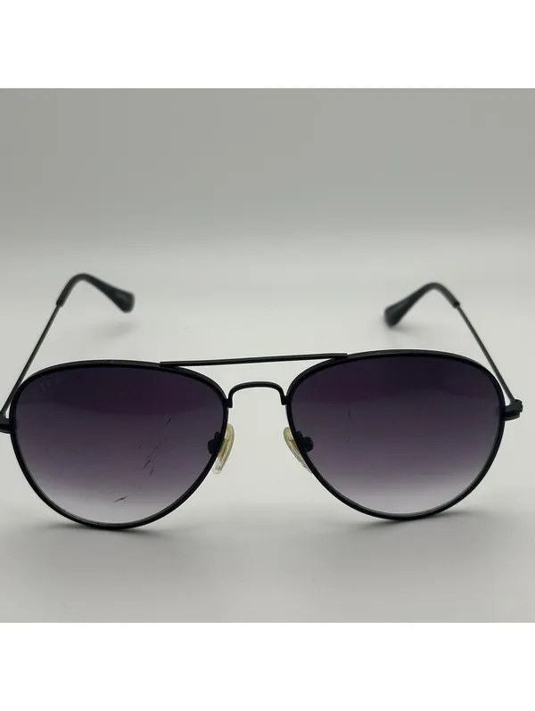 Diff Cruz Aviator Sunglasses Black Frame Purple Gradient Lenses - Image 4