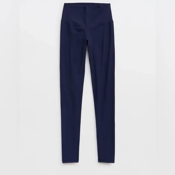 OFFLINE By Aerie Real Me 7/8 Legging Hi-Rise Navy Blue Size Small - Image 3