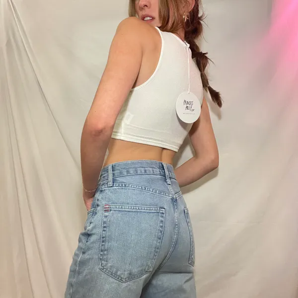 Princess Polly White Soul Seeker Crop Top - Image 2