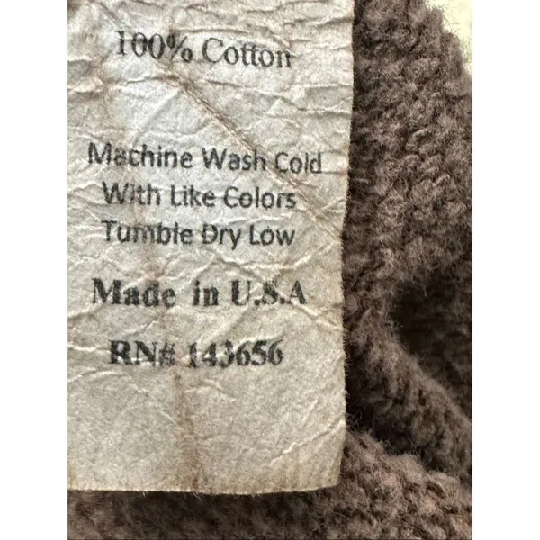 JOAH BROWN Empire Jogger Sweatpants Brown Tan Pockets Made In USA size XS/S - Image 4
