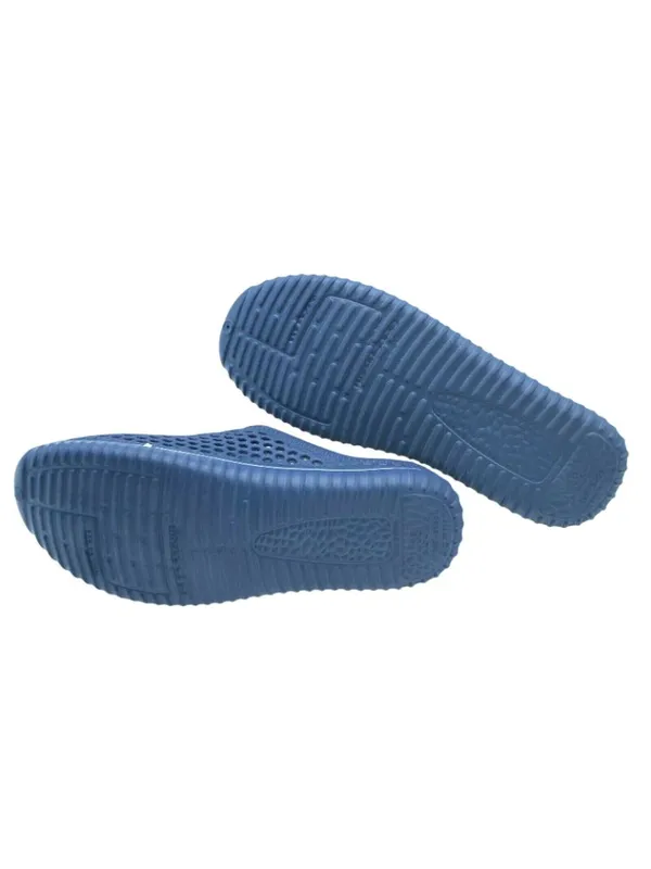 Womens Water Shoes Slip On Rubber Mesh Clog Blue Size 38 US 7 - Image 4
