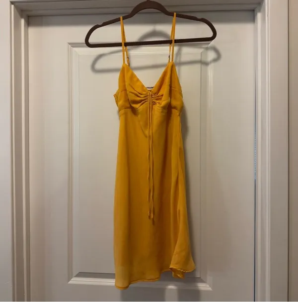 Abercrombie & Fitch Cinch Front Mini Slip Dress - Image 5