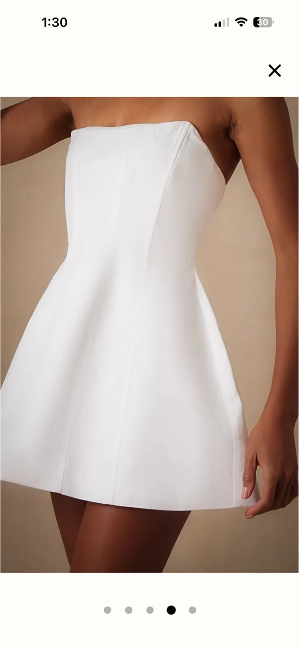 PLT white mini dress - Image 7