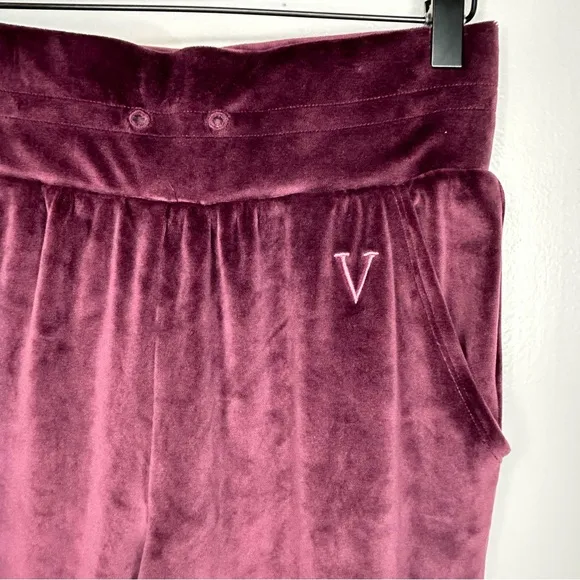 Victorias Secret Purple Velour Tracksuit Size‎ XS - Image 11
