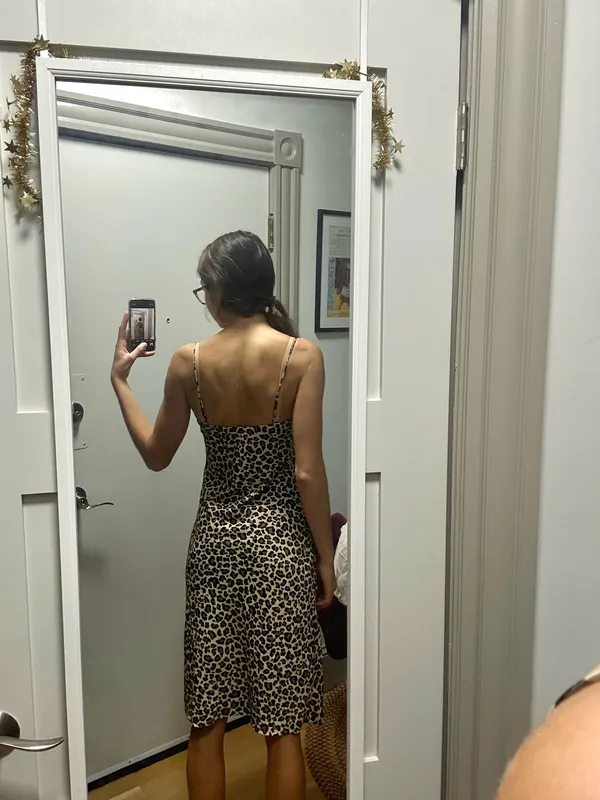 Abercrombie cheetah print slip dress - Image 3