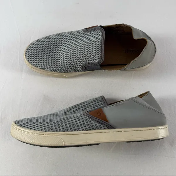 Olukai‎ Pehuea Breathable Slip On Shoes in Pale Grey Size 9 - Image 3