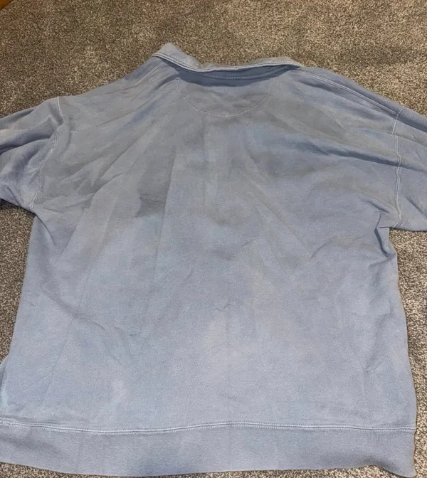 Comfort Wash Powder Blue Quarter Zip - Image 3