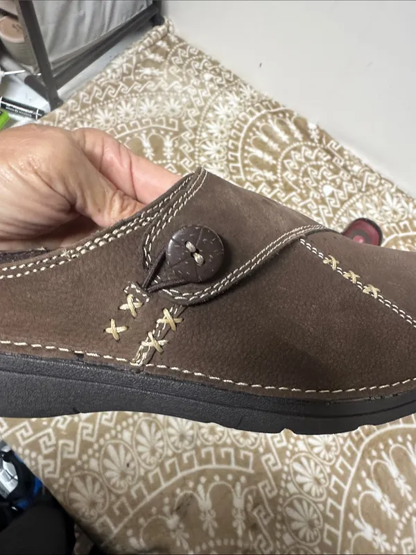 Canyon River Blues Men's Dark Brown Leather Slip-On Mules - Image 4