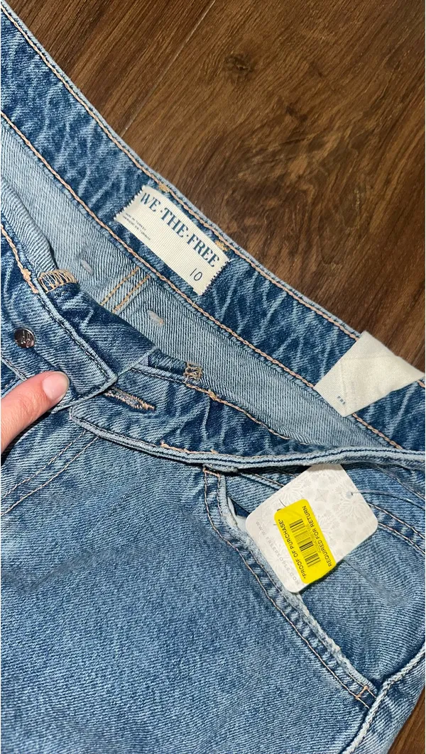 Free People Jean Skirt - Image 3