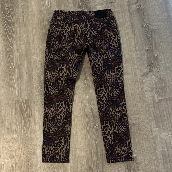 Robert Graham Women’s Deidre Collector‎ Multi Animal-Print Skinny Jeans Pants - Image 8