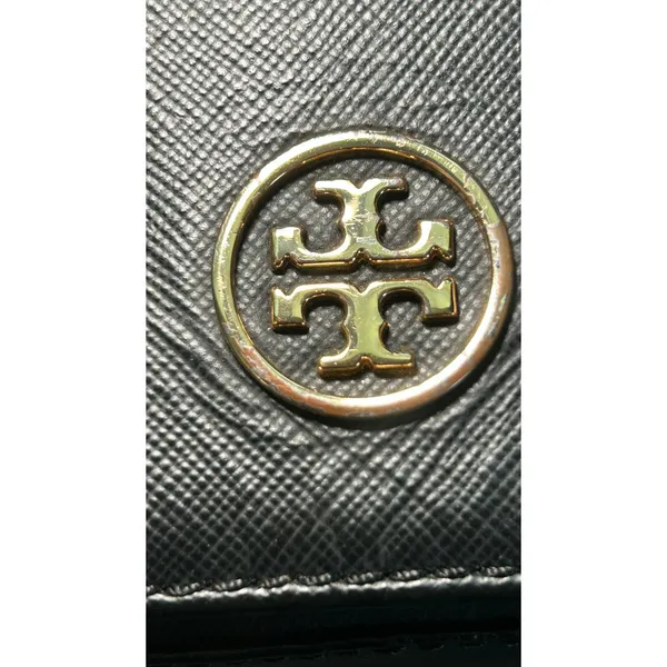 Tory Burch Robinson Black Saffiano‎ Leather Chain Flap Crossbody Shoulder Bag - Image 11
