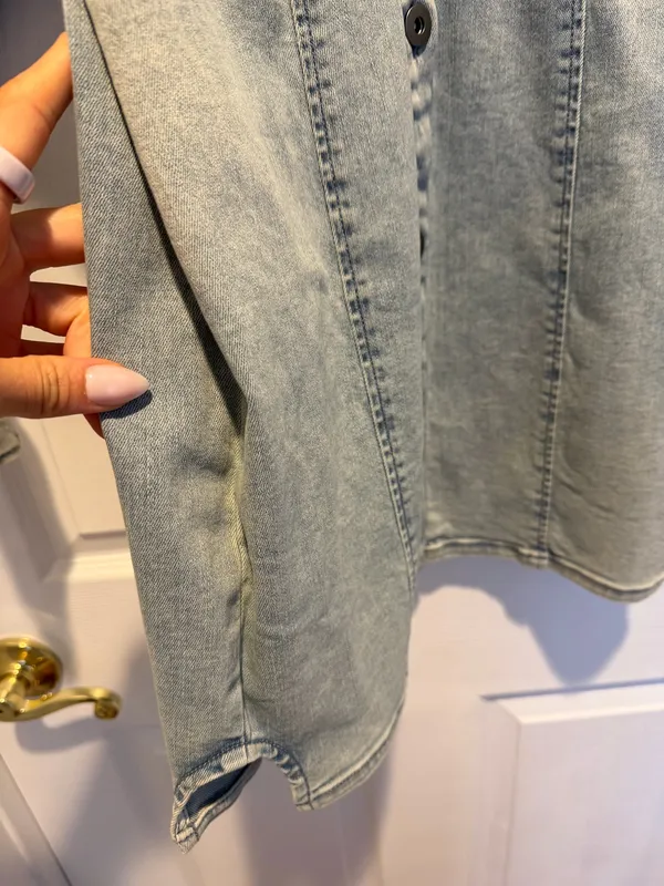 Free People Denim mini dress - Image 6
