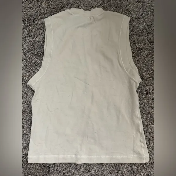 SKIMS Cotton Jersey Mock Neck Tank Top - Image 3