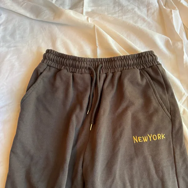 Straight Leg Grey New York Sweatpants - Image 3
