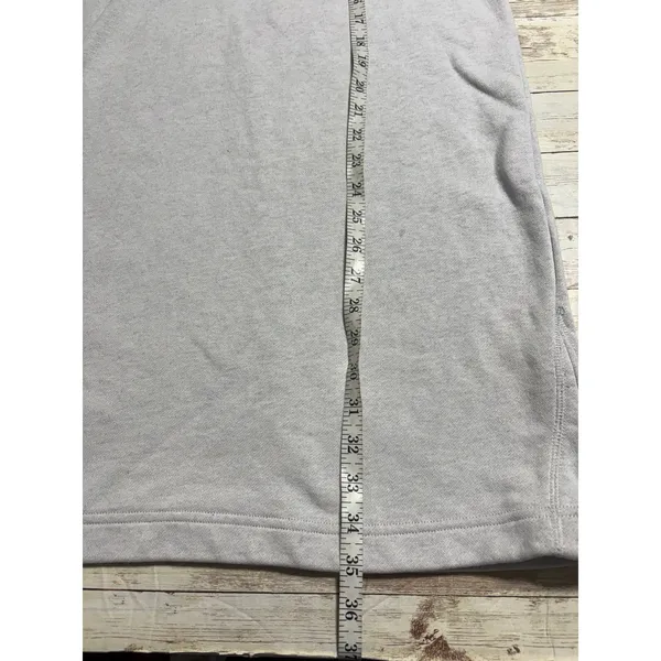 Nike Sportswear Move to Zero French Terry Logo Dress Small Gray Purple Swoosh - Image 8