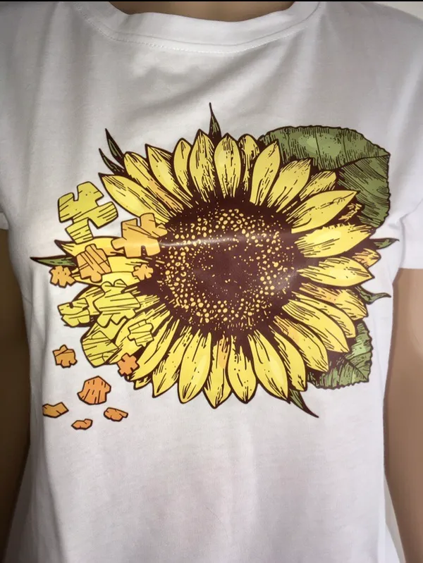 Sunflower Shirt, Medium White - Image 2