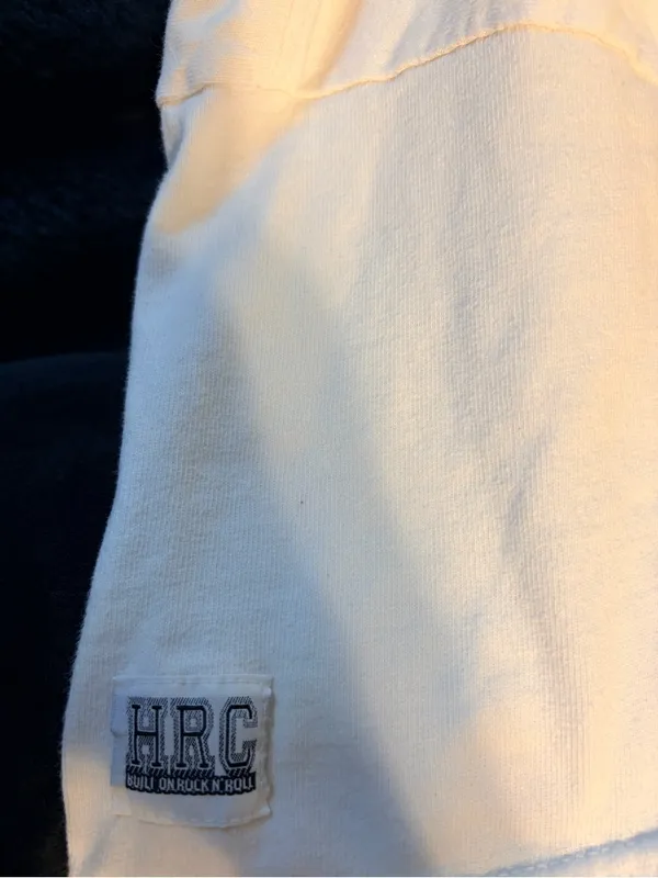 Baltimore Vintage Hard Rock Cafe White Crewneck Tee with Small Logo - Image 9
