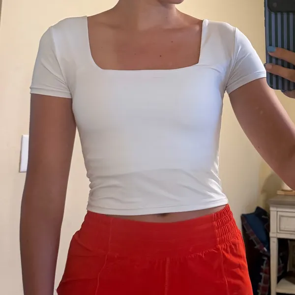 cropped athletic top White Size M - Image 2