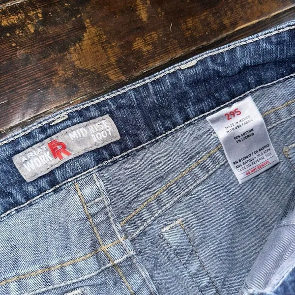 Ariat Work mid rise boot 29S cowboycore western jeans - Image 2