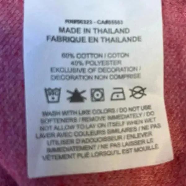 Nike Women’s Pink Half Zip Anorak Loungewear‎ Casual Pullover Sweater Large - Image 5