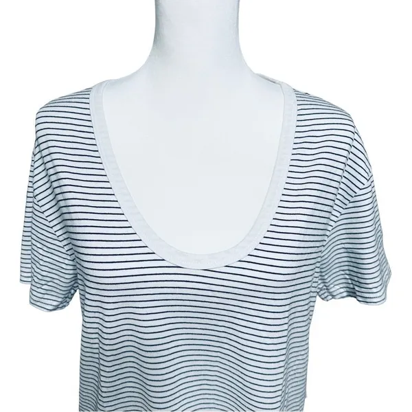 Adriano Goldschmied Striped T-Shirt Sz M - Image 3