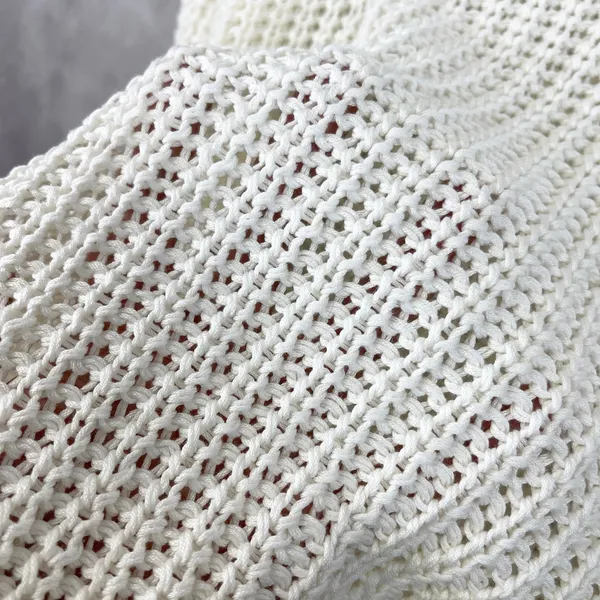 Cottagecore Handmade Womens Sweater L Retro Cable Knit Coastal Grandma Minimal‎ - Image 6
