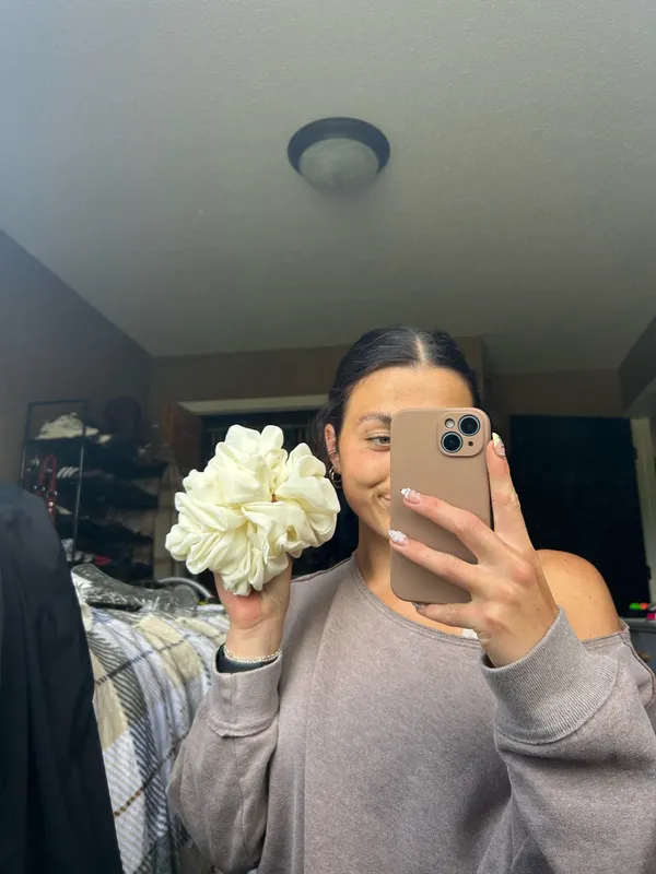 Free People Chiffon Jumbo Scrunchie - Image 4