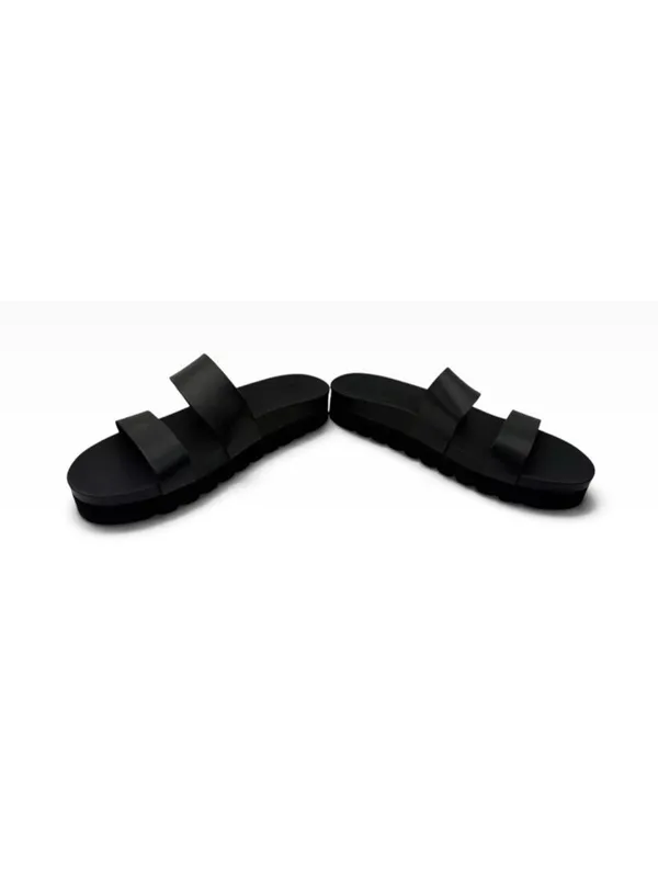 -REEF Cushion Vista Platform Sandal Womens 12 Black Comfort Slide Casual Shoe - Image 7