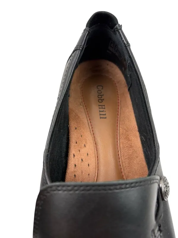 -Cobb Hill Paulette Slip On Loafers Womens Size 8.5 Black Leather Comfort Shoes - Image 13