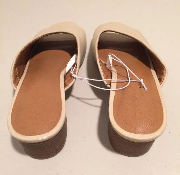 Beige/Cream Heels Tan Size 6.5 - Image 3