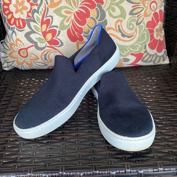 Rothy’s Navy The Original Slip On Sneaker Women’s size 7.5 - Image 7
