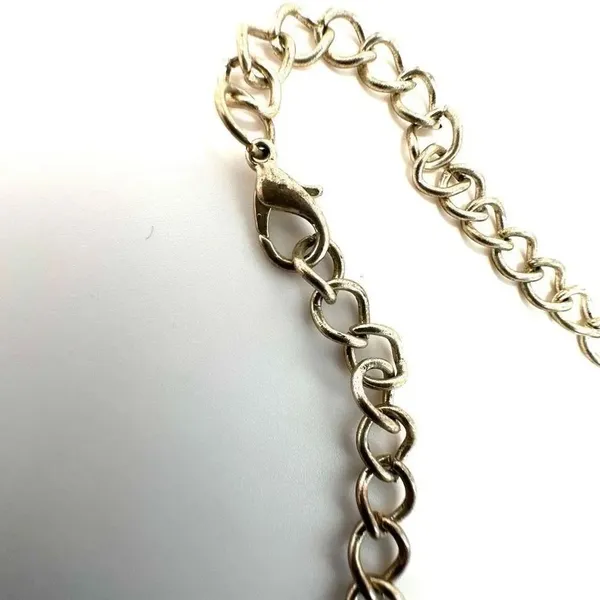 Fleur de lis teardrop pendant charm necklace - Image 9
