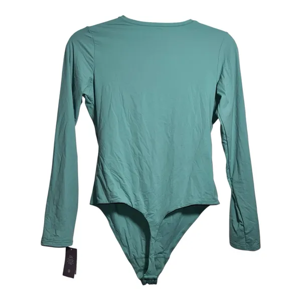 NWT‎ AUDEN Green Thong-Back One-Piece Luxury Collection Super Soft Bodysuit - XL - Image 2