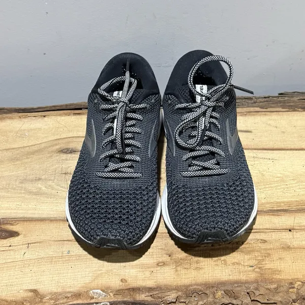 Brooks reveal 2 Black Gray Athletic running Sneakers‎ size 6.5 A54 - Image 5